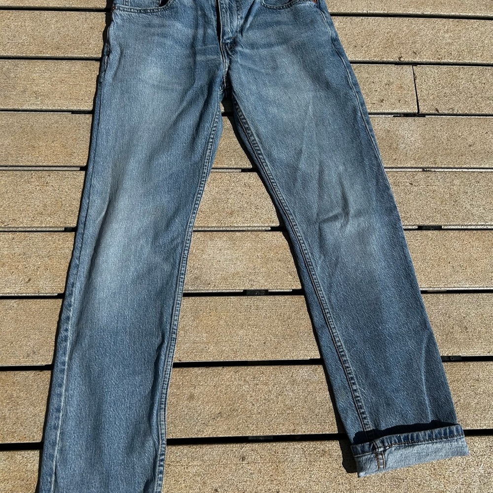 Levi's Women’s Straight Fit Blue Jeans
